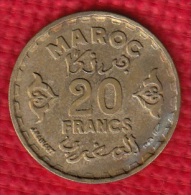 1 PIECE MAROC MAROCCO 20 FRANCS 1371 (N°21) - Marokko