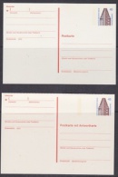 Berlin Chilehaus Hamburg  Postal Stationery 2 Diff. Cards Unused (21738) - Postkaarten - Ongebruikt