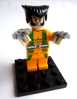 Figurine Type LEGO Légo Minifigures COMICS MARVEL - SERVAL WOLVERINE - Poppetjes