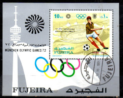 FUJEIRA    BF Oblitere   Jo 1972     Soccer  Fussball  Football Stade Logo - Used Stamps