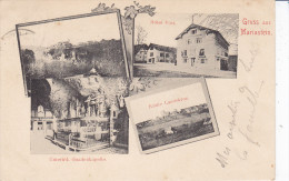 MARIASTEIN, Solothurn, Gnadenkapelle, Landskron, Hotel Post, Circulée 1903 - Metzerlen-Mariastein