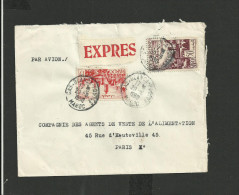 Enveloppe 1950 Maroc Pour La France En Exprès - Storia Postale