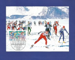 BRD 1987 Mi.Nr. 1311 , Nordischer Skisport - Sporthilfe - Maximum Card - Erstausgabe Bonn 12.02.1987 - 1981-2000