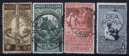 Italia: 1911  Sa 92 - 95  Mi Nr 100 - 103 Used - Afgestempeld