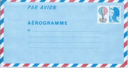 AEROGRAMMES FRANCE Theme Bicentenaire De L'air Et De L'espace - Montgolfières