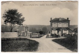 60-Environs De NOAILLES- Carrefour- Route De Ponchon- Personnages- CPA - Noailles