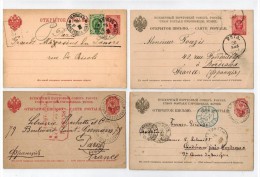 4 Cartes Diverses - Ganzsachen