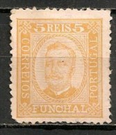 Timbres - Portugal - Funchal - 1892 - 5 Reis - - Funchal