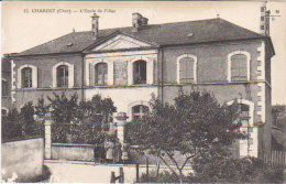 Delcampe - 1923   Chârost  " Ecole Des Filles " - Issoudun