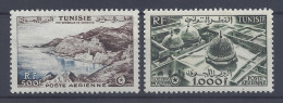 TUNISIE - 1953 -  P. AERIENNE -  N° 18 & 19 - XX - MNH - TB - - Luchtpost