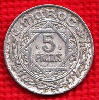 1 PIECE MAROC EMPIRE CHERIFIEN MAROCCO AN 1370 - 5 FRANCS (N°49) - Morocco