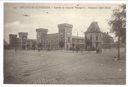 //  CPA - BRUXELLES - ETTERBEEK - Caserne Du Corps Des Transports - Boulevard St Michel - Henri Georges  // - Etterbeek