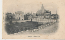 V V 967 / C P A   LE CHESNE    (08) PLACE DIU PONT - Le Chesne