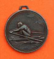 Médaille Métal Couleur Bronze - Aviron - Aviron