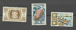 Wallis Et Futuna N°133, 164, 174  Cote 2.70 Euros - Usados