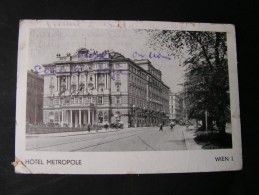 == Wien Hotel Metropole 1936 Kl. Mängel SST ST. Wolfgang - Vienna Center