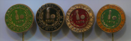 BOWLING - Club KOPRIVNICA Croatia, Vintage Pin Badge, 4 Pieces - Bowling