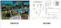 CARTOLINA COLORI GERMANIA – GRUßE AUS GUTACH  VIAGGIATA 1997 VERSO SESTO CALENDE – INDIRIZZO OSCURATO PER PRIVACY CONDIZ - Gutach (Breisgau)