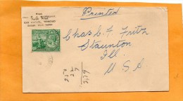 Trinidiad & Tobago 1931 Cover Mailed To USA - Trinidad & Tobago (...-1961)