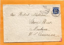 Norway 1923 Cover Mailed To USA - Briefe U. Dokumente