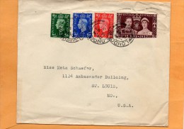 Great Britain 1937 Cover - ....-1951 Pre Elizabeth II