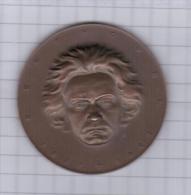 Beethoven Beethowen 1927 Musique Music Composer Compositeur Medal Medaille - Sin Clasificación