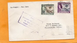 Gambia 1941 First Flight Air Mail Cover Mailed To San Juan Puerto Rico - Gambie (...-1964)