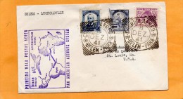 Brazil 1941 First Flight Air Mail Cover Mailed To Leopoldville - Luchtpost