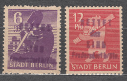 Germany Local Post Fredersdorf 1945 Mi#69-70 Mint Never Hinged - Sonstige & Ohne Zuordnung