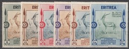 Italy Colonies Eritrea 1934 Mi#221-226 Mint Hinged - Eritrea