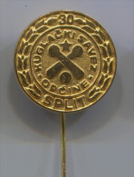 BOWLING - Union SPLIT Croatia, Vintage Pin Badge - Bowling