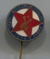 BOWLING - Club BADEN, Vintage Pin Badge, Enamel - Bowling