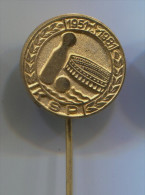 BOWLING - Club PULA Istria Croatia, Vintage Pin Badge - Bowling