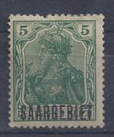Germany (Saargebiet) 1920  (*) MH  Mi.32 - Nuevos