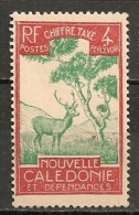 Timbres - Océanie - Nouvelle-Calédonie - 4 C. - Chiffre Taxe 27 - - Used Stamps