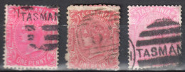 Tasmania - Australia 1878 Queen Victoria - 3 X Mi 30 - Used - Usati