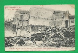 GUERRE 1914 - 1918 CARTE 336 SAINT DIE Reste Du Grand Commerce Aprés Le Bombardement - War 1914-18