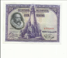 BILLETE 100 PESETAS 1928 - 100 Pesetas