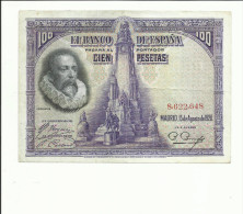 BILLETE 100 PESETAS 1928 - 100 Pesetas