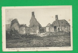 GUERRE 1914 - 1918 CARTE 348 MAILLYLE CAMP Destruction Du Village - War 1914-18