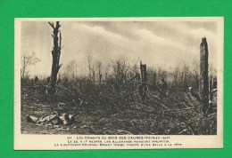 GUERRE 1914 - 1918 CARTE 363 LES COMBATS BOIS DE CAURES - War 1914-18