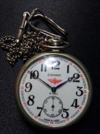 ANCIENNE MONTRE GOUSSET RUSSE 18 RUBIS "DIAMANT" - Horloge: Zakhorloge