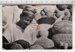 Calabash Art Maker At Work. Thi Is One Of The Oldest Arts In Nigeria - Nigeria
