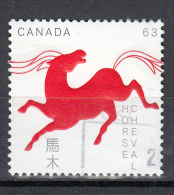 Canada 2014 Mi Nr 3061 Paard, Horse Chinees Jaar - Gebruikt