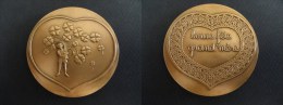 SUPERBE MEDAILLE BRONZE - BONNE FETE GRAND MERE - 68 Mm - 153 Grammes - Firma's