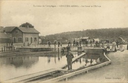 LONGUEIL-ANNEL (60.Oise) Le Canal Et L'Ecluse - Longueil Annel