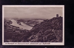 AK Drachenfels Mit Blick Auf Nonnenwerth U. Grafenwerth Karte Gel. 1931 - Drachenfels