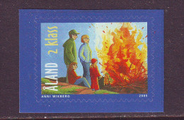 Aland 2005. A Warming Bonfire. Pf.** - Unused Stamps