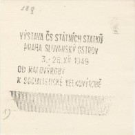 J1159 - Czechoslovakia (1945-79) Control Imprint Stamp Machine (R!): Exhibition Cz. State Farms; Prague Slavic Island /A - Isole