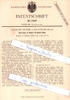 Original Patent - Ferdinand Knupfer A Bischweiler / Bischwiller , 1881 , Four De Chauffage !!! - Bischwiller